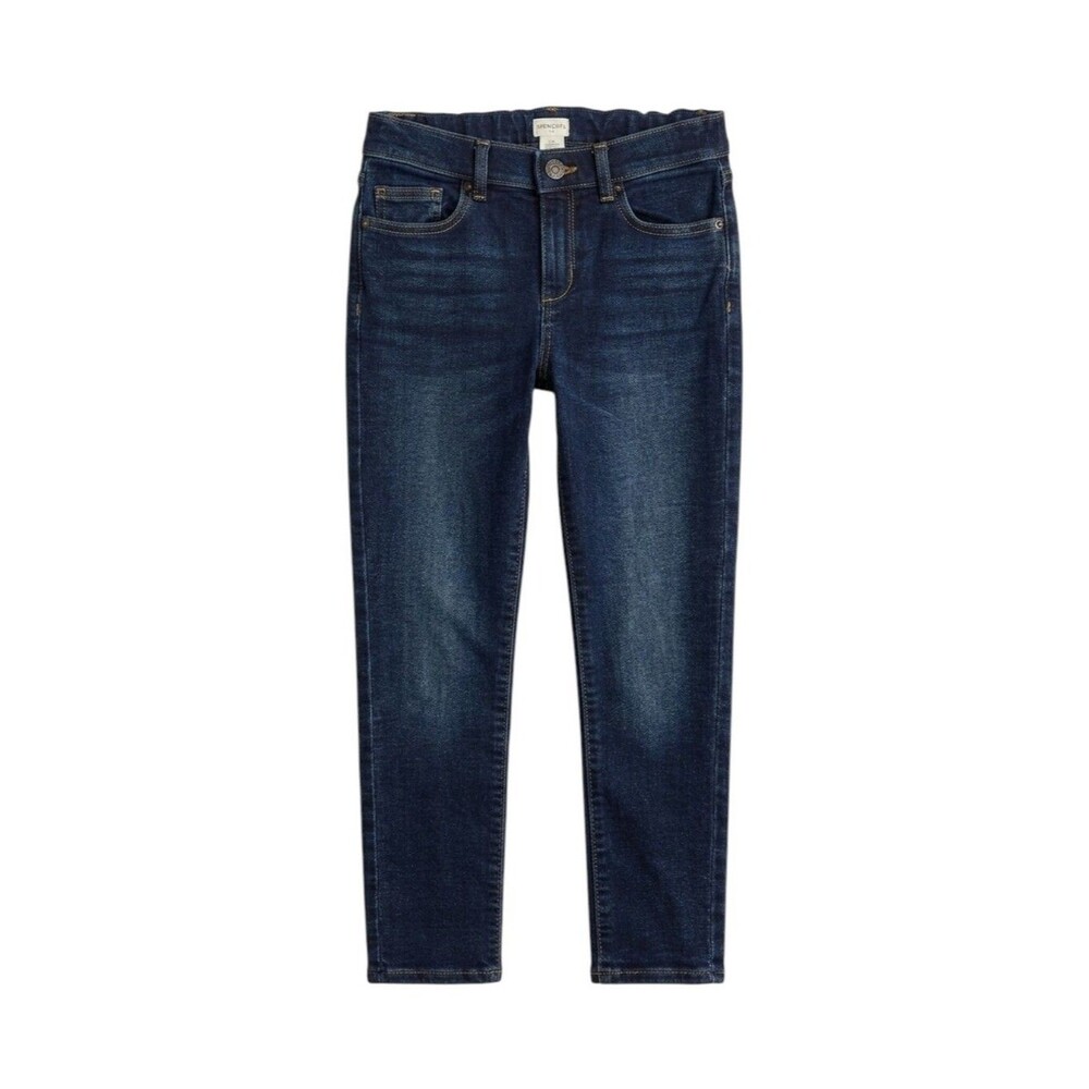 J.Crew Crewcuts Kids Dark Wash Skinny Jeans Back To School Denim Girls Large 12